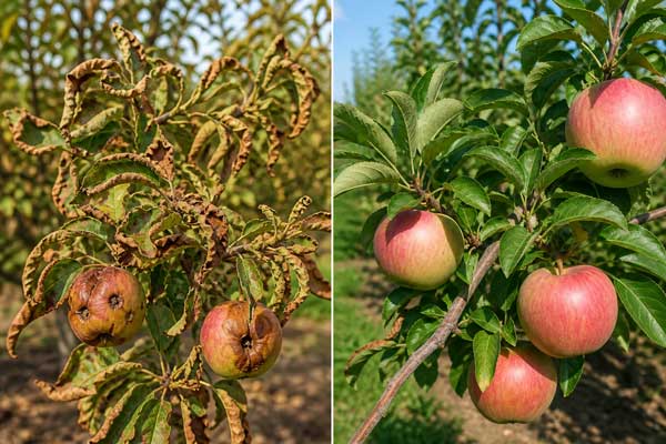 علائم کمبود کلسیم در درختان میوه