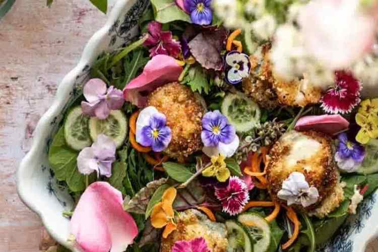 انواع گل های خوراکی